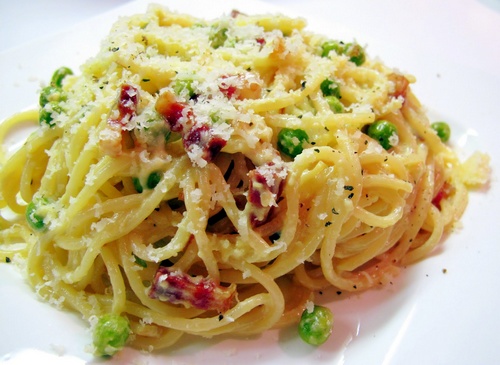 Spaghetti carbonara, przepis na sos